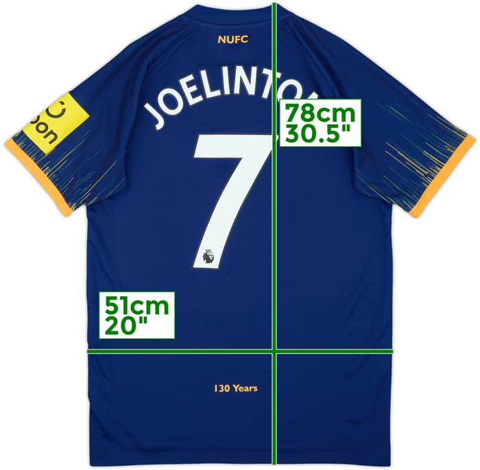 2022-23 Newcastle Away Shirt Joelinton #7 - 8/10 - (M)
