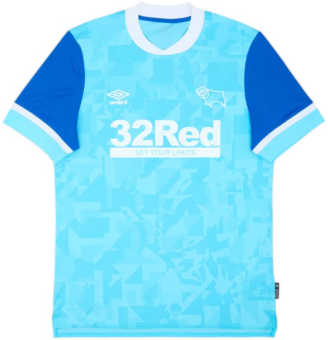 2021-22 Derby County Away Shirt - 8/10 - (XL)