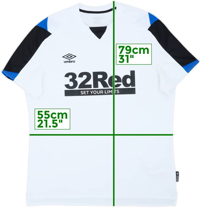 2021-22 Derby Home Shirt - 8/10 - (XL)