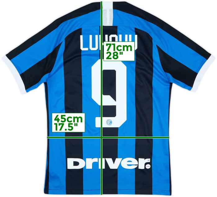 Camiseta de local del Inter Milan 2019-20 Lukaku #9 - 7/10 - (S)