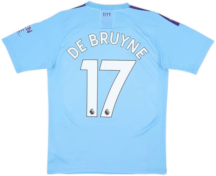 2019-20 Manchester City Home Shirt De Bruyne #17 - 5/10 - (S)