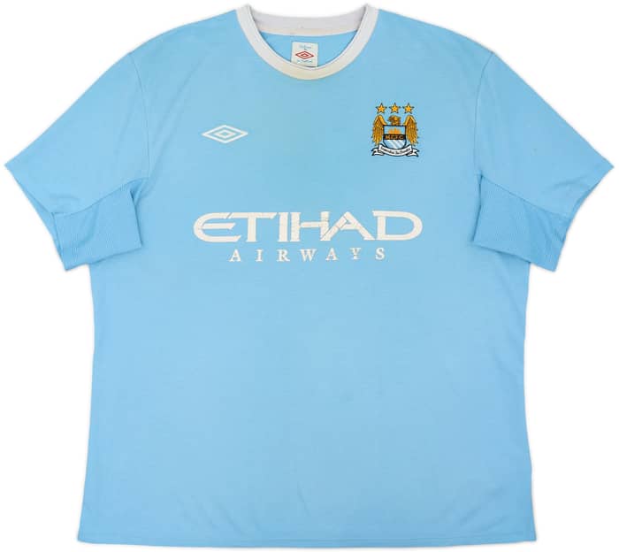 2009-10 Manchester City Home Shirt - 4/10 - (XL)