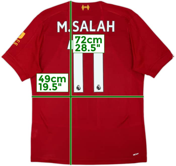 2019-20 Liverpool Home Shirt M.Salah #11 - 5/10 - (S)