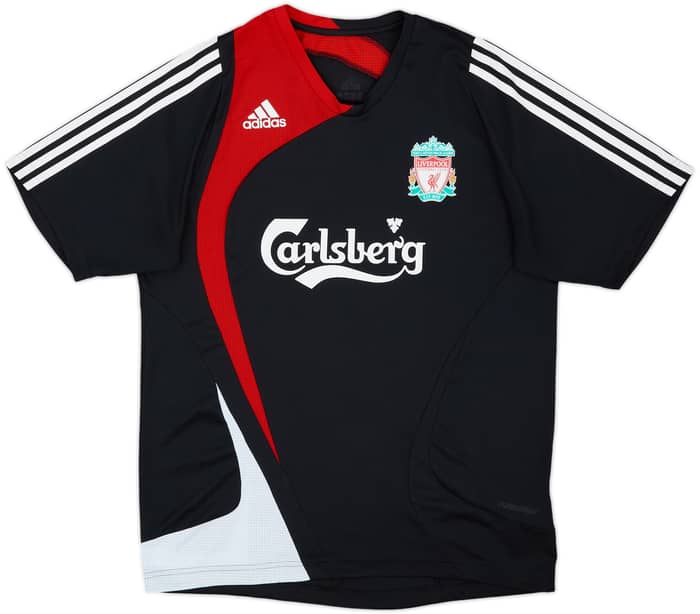 2007-08 Liverpool adidas Training Shirt - 9/10 - (L)