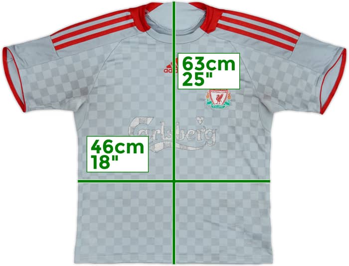 2008-09 Liverpool Away Shirt - 4/10 - (L.Boys)