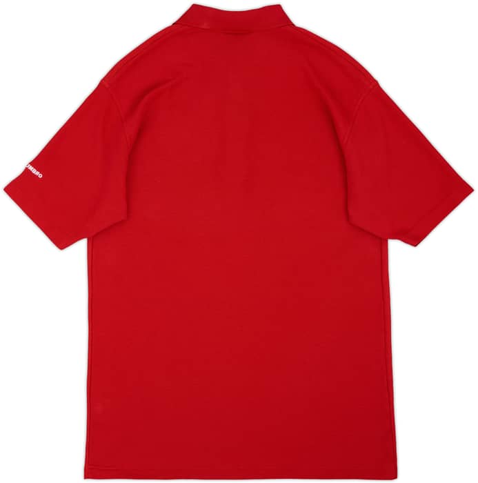 1998-99 Manchester United Umbro Polo Shirt - 9/10 - (L)