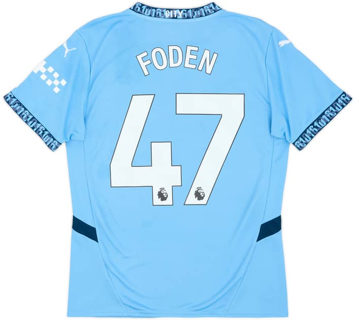 Camiseta de local del Manchester City 2024-25 Foden #47 - 5/10 - (M)