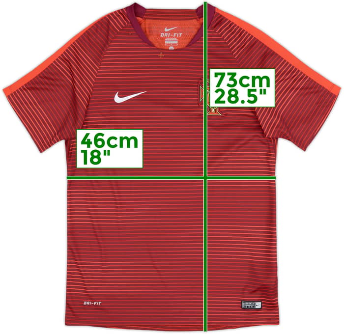 Camiseta de entrenamiento Nike de Portugal 2016-17 - 5/10 - (M)