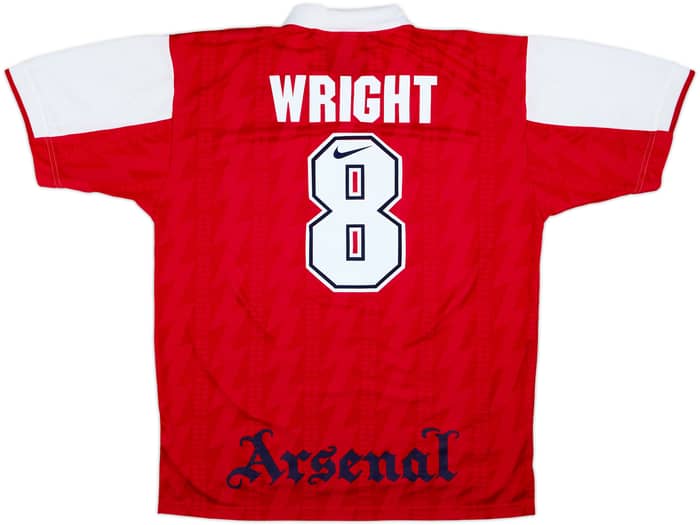 1994-96 Arsenal Home Shirt Wright #8 - 9/10 - (XL)