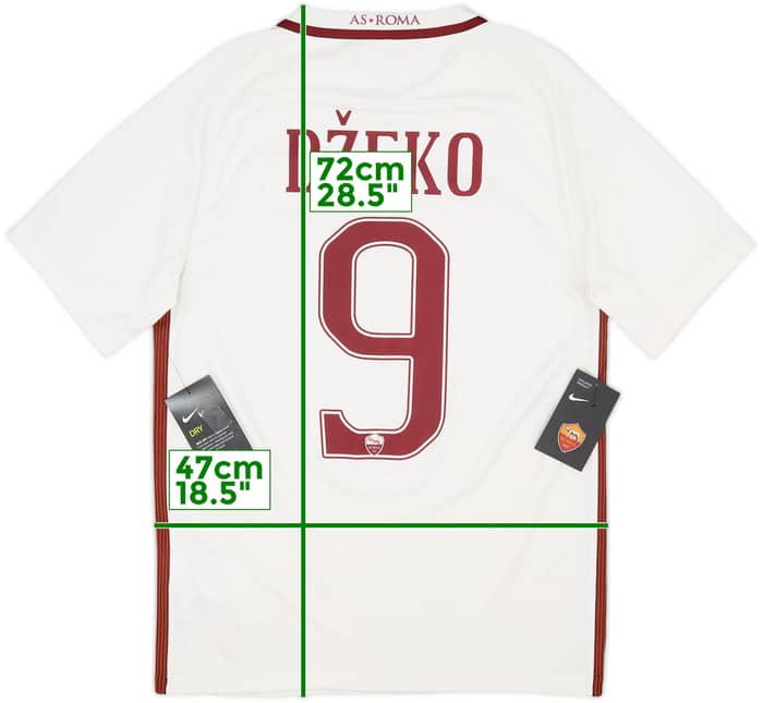 2016-17 Roma Away Shirt Dzeko #9 (S)