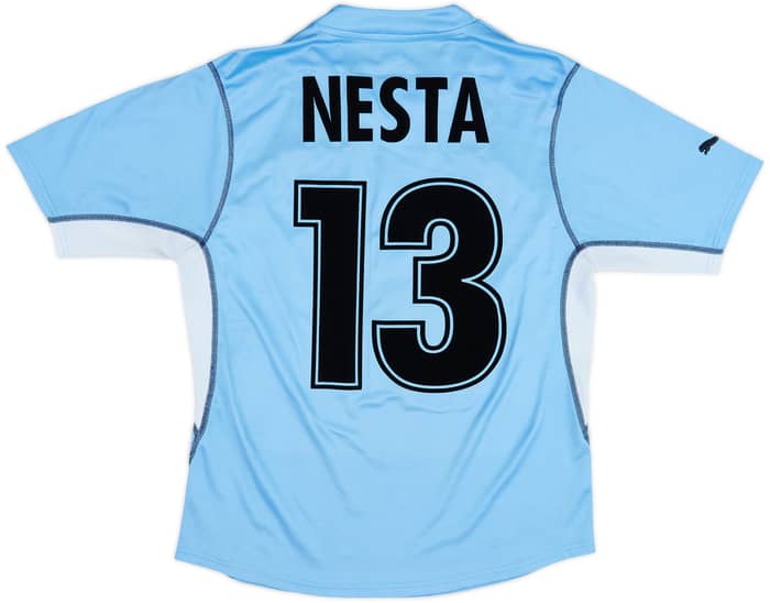 2001-02 Lazio Home Shirt Nesta #13 - 6/10 - (S)