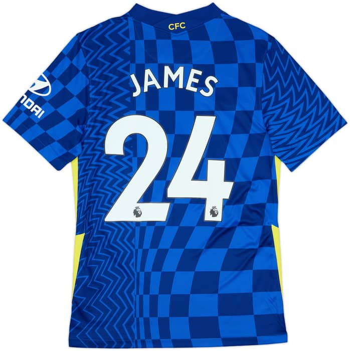 2021-22 Chelsea Home Shirt James #24 - 10/10 - (S)