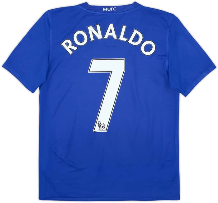 2008-09 Manchester Unido Tercera Camiseta Ronaldo #7 - 7/10 - (L.Boys)