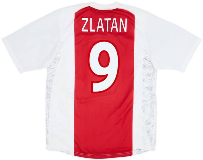 2002-04 Ajax Player Issue Home Shirt Zlatan #9 - 5/10 - (S)