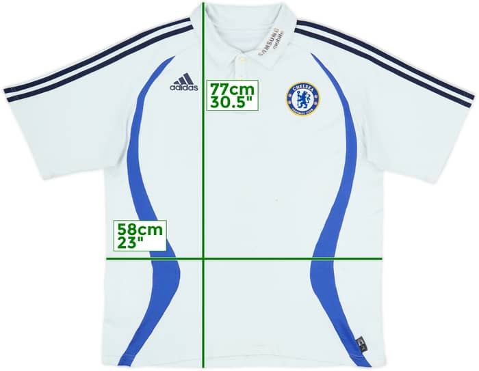 2006-07 Chelsea adidas Polo Shirt - 5/10 - (L)