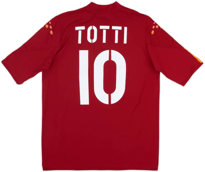 2004-05 Roma Home Shirt Totti #10 - 5/10 - (M)