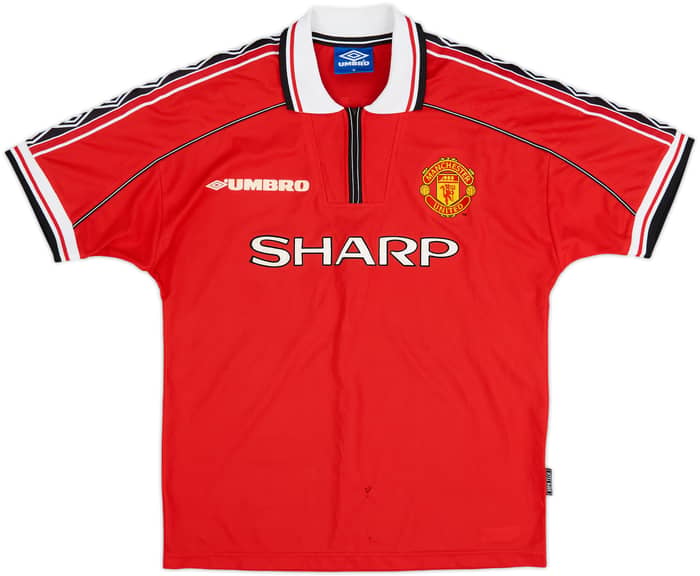 1998-00 Manchester United Home Shirt Stam #6 - 5/10 - (M)