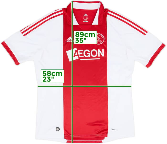 2011-12 Ajax Home Shirt - 8/10 - (XXL)
