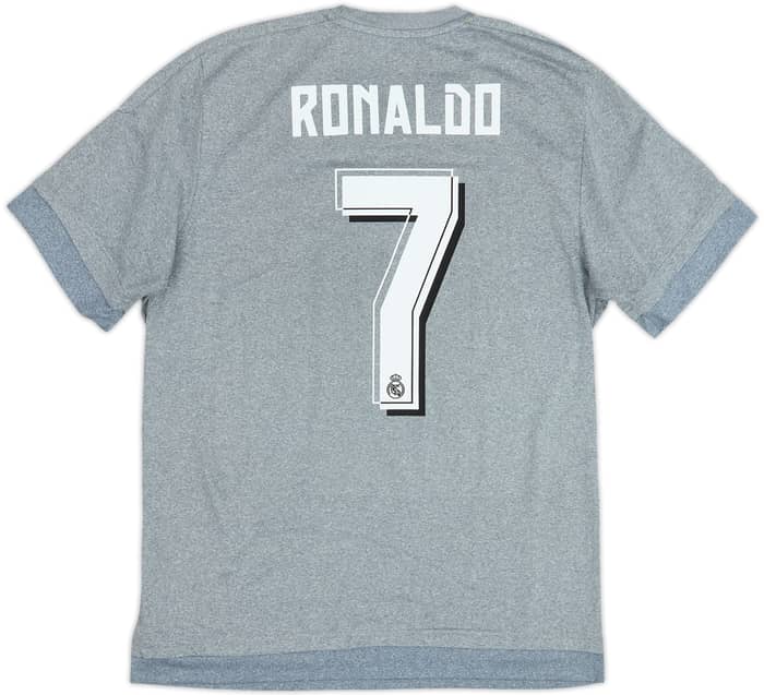 Camiseta de visitante del Real Madrid 2015-16 Ronaldo #7 - 6/10 - (M)
