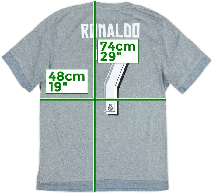 Camiseta de visitante del Real Madrid 2015-16 Ronaldo #7 - 6/10 - (M)