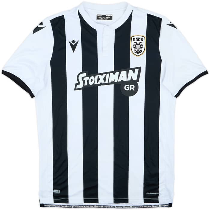 2019-20 PAOK Home Shirt - 8/10 - (XL)