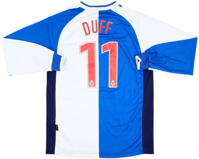 2000-02 Blackburn Home L/S Shirt Duff #11 - 6/10 - (L)