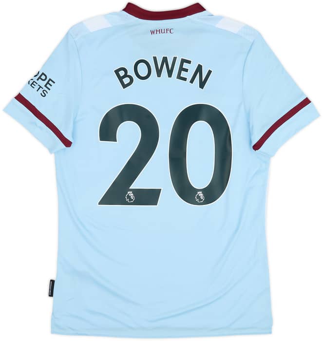 Camiseta de visitante del West Ham 2021-22 Bowen #20 (M)