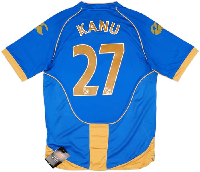 2008-09 Portsmouth Home Shirt Kanu #27 (M)