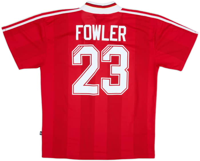 1995-96 Liverpool Home Shirt Fowler #23 - 8/10 - (XL)