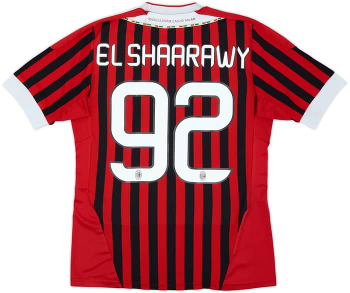 2011-12 AC Milan Home Shirt El Shaarawy #92 - 5/10 - (S)