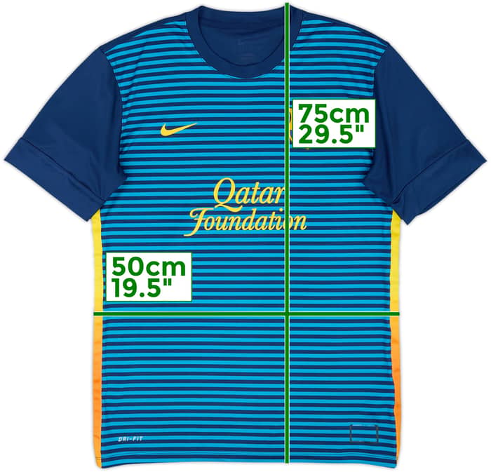 2012-13 Barcelona Nike Training Shirt - 8/10 - (M)