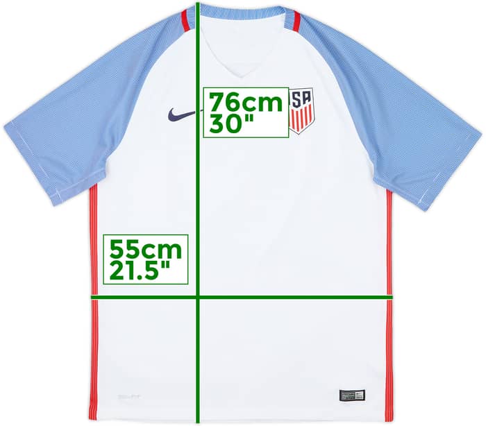 2016-17 USA Home Shirt - 8/10 - (L)