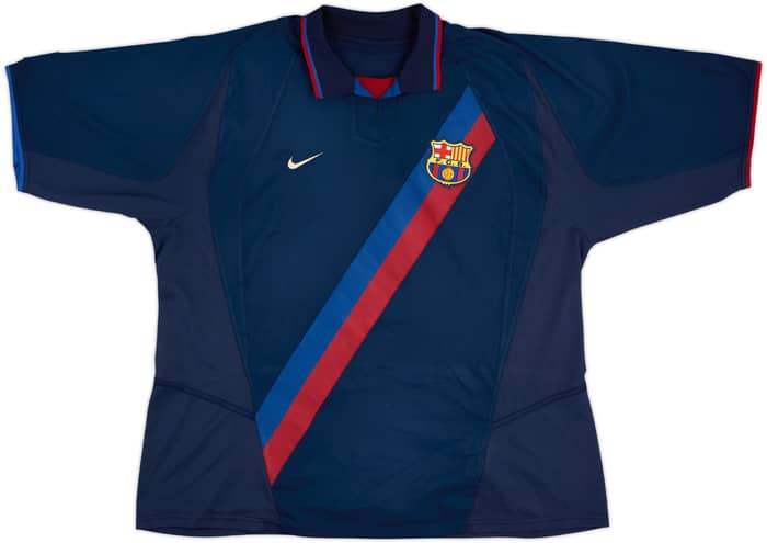 2002-03 Barcelona Away Shirt Xavi #6 - 8/10 - (XL)