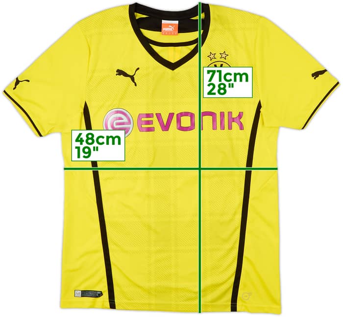2013-14 Borussia Dortmund Home Shirt - 8/10 - (M)