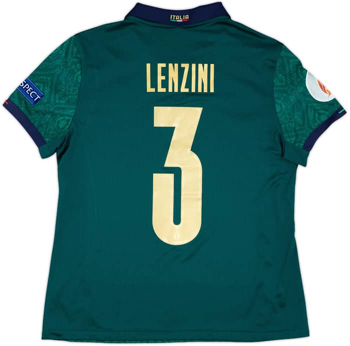 2019 Italy Women Match Issue UEFA Euro Qualifying Third Shirt Lenzini #3