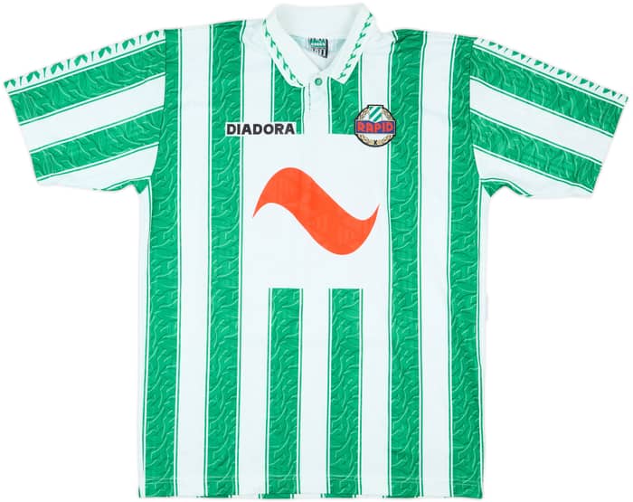 1996-98 Rapid Vienna Match Issue Home Shirt #16