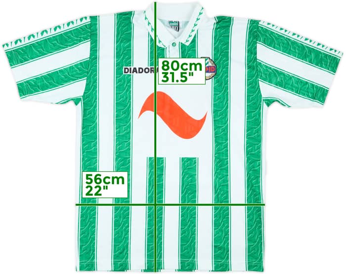 1996-98 Rapid Vienna Match Issue Home Shirt #16