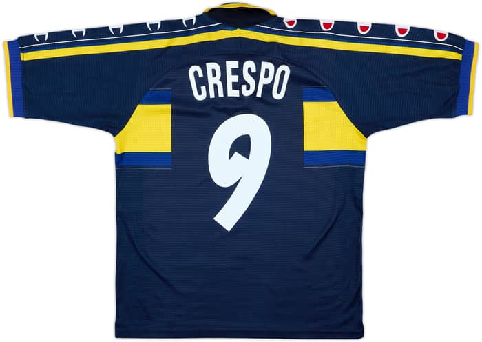 1999-00 Parma Away Shirt Crespo #9 - 8/10 - (S)