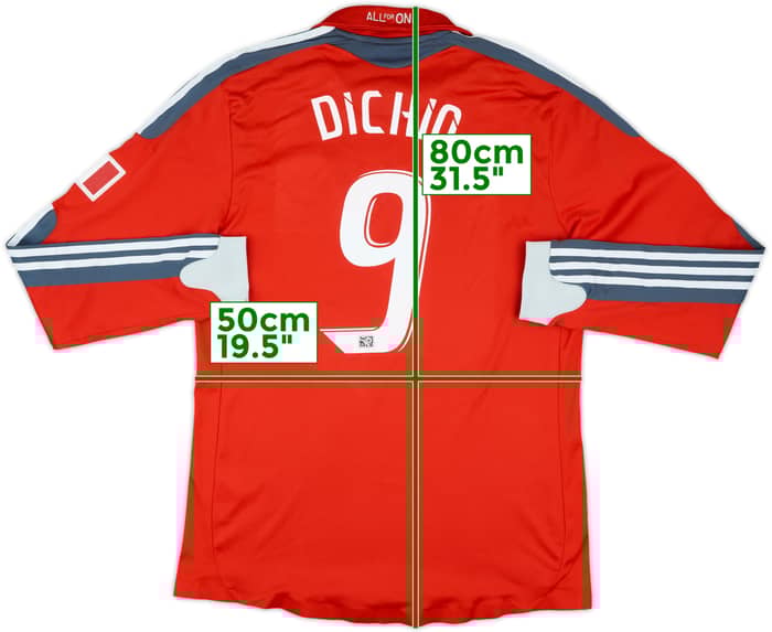 2009 Toronto FC Player Issue Home L/S Shirt Dichio #9 - 6/10 - (L)