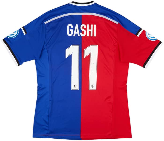2014-15 FC Basel Home Shirt Gashi #11 - 6/10 - (L)