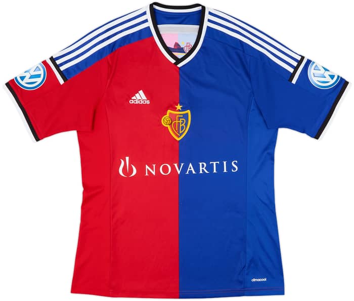 2014-15 FC Basel Home Shirt Gashi #11 - 6/10 - (L)