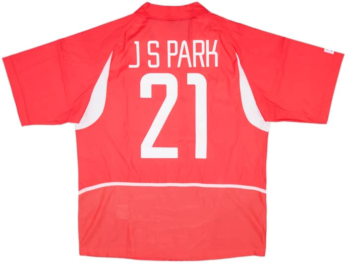 2002-03 South Korea Home Shirt J.S.Park #21 (L)
