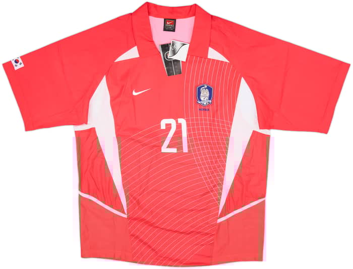 2002-03 South Korea Home Shirt J.S.Park #21 (L)