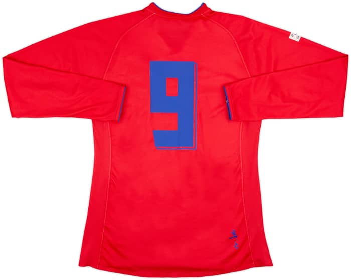 2006-08 South Korea Home L/S Shirt #9 - 8/10 - (XL)