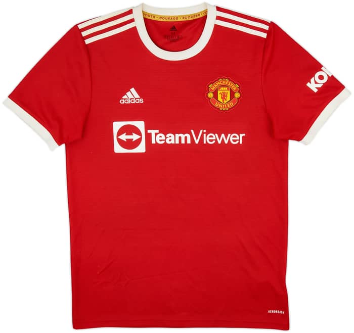 2021-22 Manchester United Home Shirt Sancho #25 - 6/10 - (M)