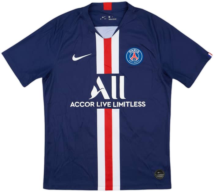 2019-20 Paris Saint-Germain Home Shirt Mbappe #7 - 9/10 - (M)