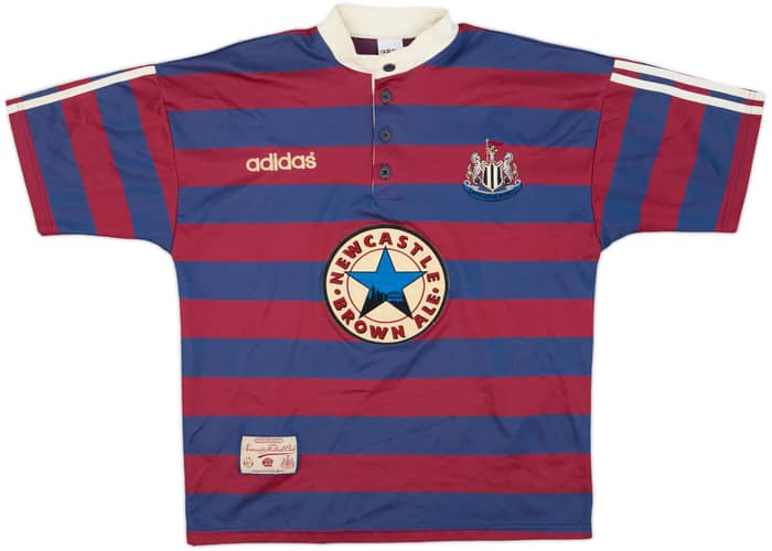 1995-96 Newcastle Away Shirt Ginola #14 - 6/10 - (M)