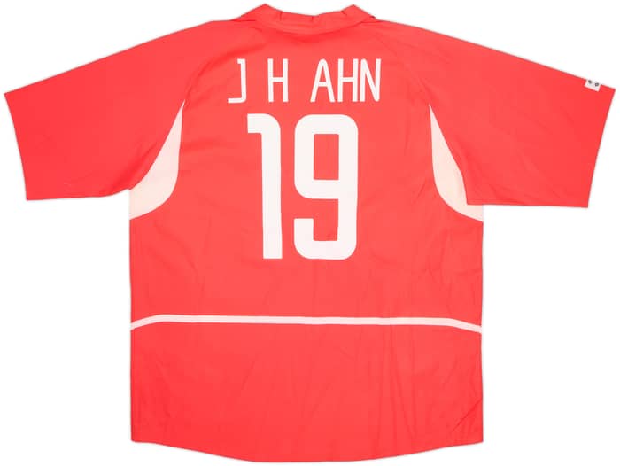 2002-03 South Korea Home Shirt J.H.Ahn #19 - 5/10 - (XXL)