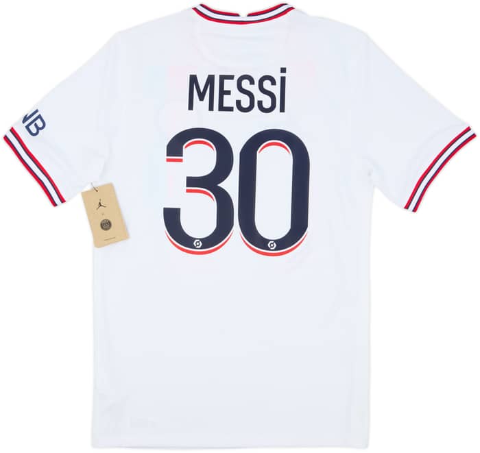 2021-22 Paris Saint-Germain Fourth Shirt Messi #30 (S)