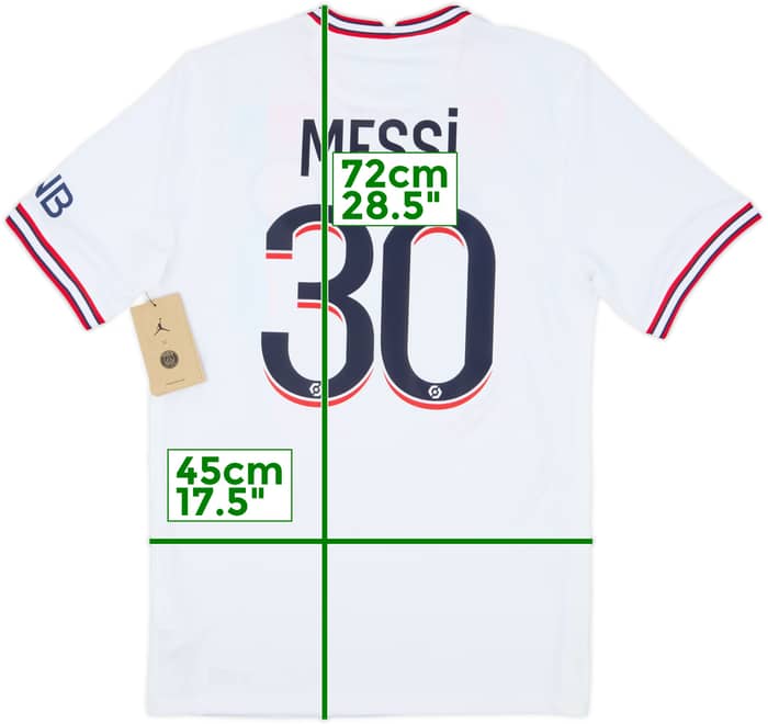 2021-22 Paris Saint-Germain Fourth Shirt Messi #30 (S)